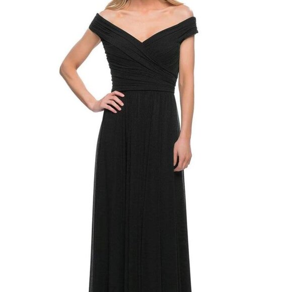 La Femme Dresses & Skirts - NWT La Femme 29168 Mother of the Bride Dress Jersey Wine Size 14